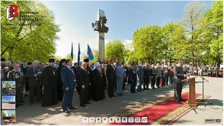 Виртуальный тур с  митинга, посвященный 66 годовщине Победы в Великой Отечественной войне. Луганск